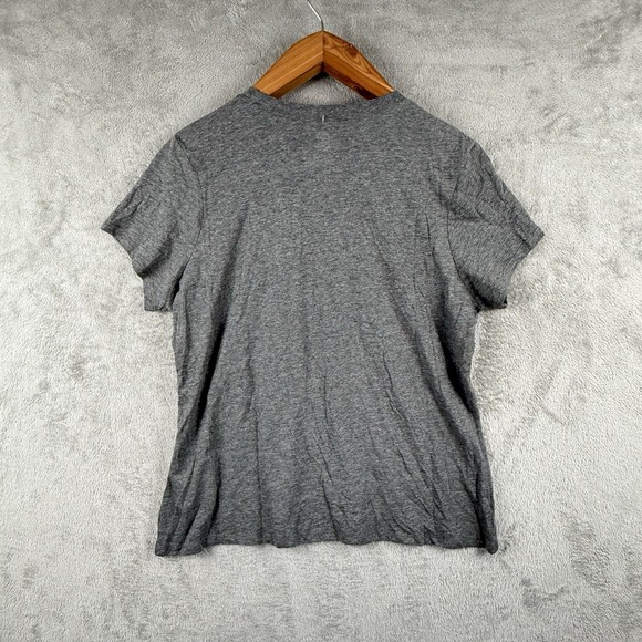 NHL Columbus Blue Jackets CBJ Shirt Womens XL Gray Logo Ohio Soft Cotton Blend - Picture 2 of 7